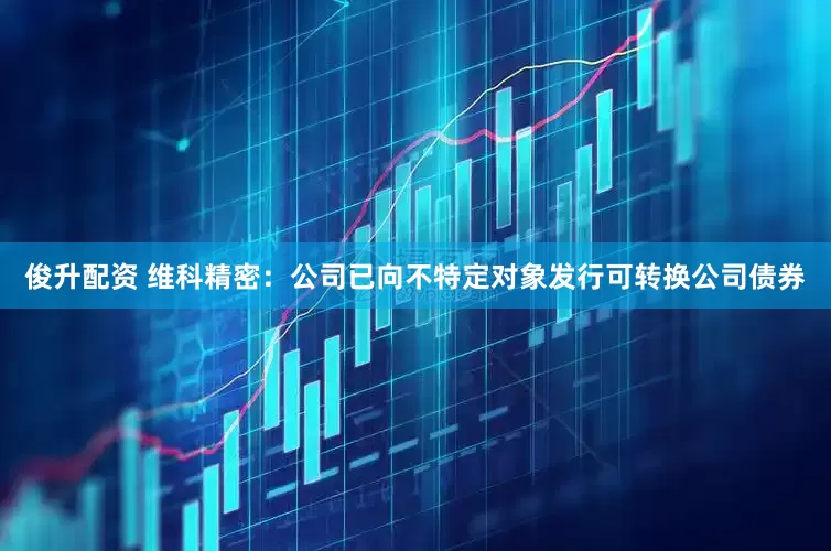 俊升配资 维科精密：公司已向不特定对象发行可转换公司债券
